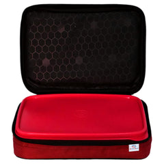 Heart Home Plastic Compact Lunch Box with 2 Containers & Cover (Blue)-50HH01219