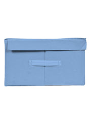 Kuber Industries Disney Kids Team Mickey Print Non Woven Fabric Storage Box|Wardrobe Organiser with Lid & Handles|Extra Large 46 x 35 x 27 CM (Royal Blue)- KUBMART16321