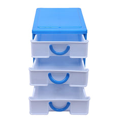 Kuber Industries 3 Layer Storage Drawer, Yellow, 7.87 x 11.8 x 2.75 inches