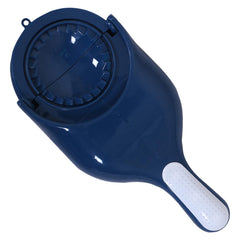 Kuber Industries Dumpling Maker | Plastic 2 in 1 Kitchen Dumpling Making Tool | Momos Maker Machine | Gujiya Maker | Manual Dumpling Maker | Blue