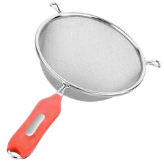 Kuber Industries 14 cm Stainless Steel Soup & Juice Strainer- Pack of 2 (Silver)