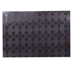 Kuber Industries Leaf Design Combo PVC 3 Pieces Fridge Mats, 2 Piece Handle Cover and 1 Piece Fridge Top Cover(Maroon)