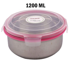 Kuber Industries Plastic Container, 1.2 litres, Pink