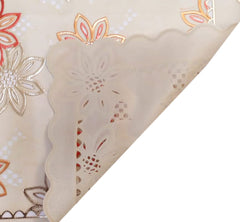 Heart Home Plastic Gold Waterproof Placemats Set of 6 for Dining Table Wipe Clean Washable Tablemats Vinyl PVC Table Mats (Gold) (Model Number: HS_36_HEARTH018669)