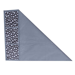 Kuber Industries Lining Net Design Cotton Fridge Top Cover - Grey, Standard (CTKTC02098)
