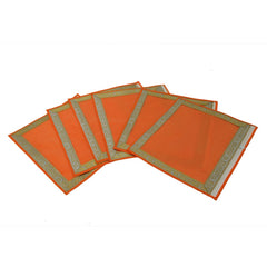 Kuber Industries 12 Piece Non Woven Packing Saree Cover Set, Orange