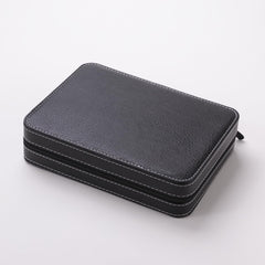 Kuber Industries 8 Slots Watch Zipper bag |Watch Organizer For Men & Women (Black)