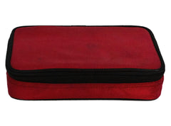 Heart Home Plastic Compact Lunch Box with 2 Containers & Cover (Blue)-50HH01219