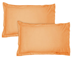 Kuber Industries Breathable & Soft Cotton Pillow Cover for Sofa, Couch, Bed - 29x20 Inch, Set of 2 (Beige)