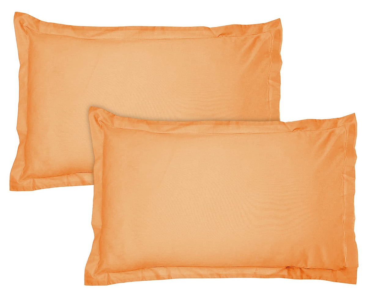 Kuber Industries Breathable & Soft Cotton Pillow Cover for Sofa, Couch, Bed - 29x20 Inch, Set of 2 (Beige)
