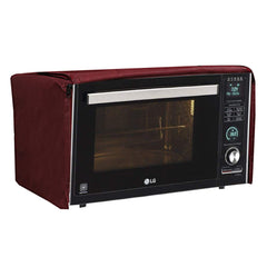Kuber Industries Cotton 1 Piece Microwave Oven Cover 25 LTR (Maroon) -CTKTC5747