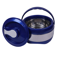 Kuber Industries Stainless Steel 1 Piece Insulated Casserole HOT-Pot 2000 Ml (Blue) -CTKTC7195