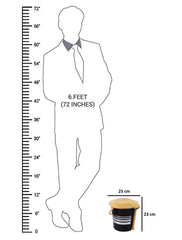 Kuber Industries 2 Pieces Plastic Dustbin Garbage Bin with Handle,5 Liters (Yellow) -CTKTC037965