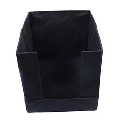 Kuber Industries 2 Piece Non Woven Shirt Stacker Wardrobe Organizer, Black