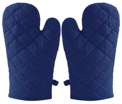 Kuber Industries Cotton Microwave Oven Gloves, Set of 4 (Blue)-HS43KUBMART26083, Standard
