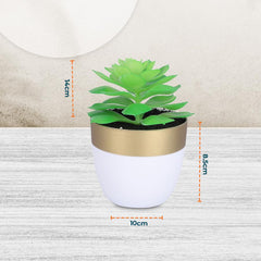 Homestic Artificial Plants for Home D?cor|Natural Looking Indoor Fake Plants with Pot|Artificial Flowers for Decoration (Green)