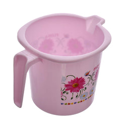 Kuber Industries Plastic Bathroom Mug - 6 Pieces, Blue & Pink, 1000ml