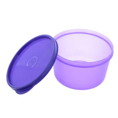 Kuber Industries Plastic 6 Pieces Kitchen Storage Spice Containers, Fridge Container, Food Utility Box, Food Storage Containers Jars 600 Ml (Purple) - CTLTC43921