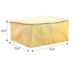 Kuber Industries 15 Pieces Non Woven Packing Saree Cover 12 Pcs Set & 3 Pcs Multi Saree Cover (COM856),Standard