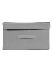 Kuber Industries Disney Mickey Print Non Woven 2 Pieces Fabric Foldable Cloth Storage Wardrobe Organiser Box with Lid, Extra Large (Grey)-KUBMART16315