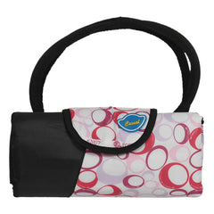 Kuber Industries Parachute Circle Print Shoulder Bag/Shopping Bag For Home & Travling With Handle Pack of 2 (Black) 54KM4191
