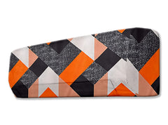 Kuber Industries AC Cover|Attractive Digital Square Print 1.5 Ton|All Weather Friendly|Stretchable Fabric & Elastic Closure,(Orange)