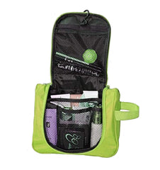 Kuber Industries Canvas Toiletry Travel Bags Shaving Kit/Pouch/Wash Bag for Men and Women Cosmetic Makeup Organizer Bag (Green) -CTKTC038985