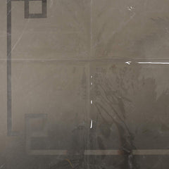 Kuber Industries Golden Lace PVC 4 Seater Centre Table Cover - Transparent (CTKTC01210)