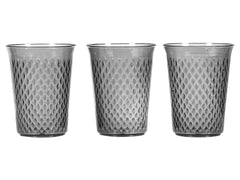 Kuber Industries BPA Free Leak Proof Plastic Water Jug with 6 Tumblers Drinkware Set (Grey)-45KM051, Pack of 7