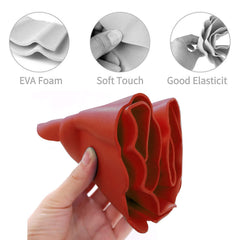 Heart Home Rubber Kids Adjustable Shower Cap For Wash Hair (Maroon)