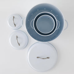 Heart Home Storage Box | Kitchen Stoarge Organizer | Vegetable Basket for Kitchen | Fruit Storage Containers With Handle | KY003WT | S-1800|M-3400|L-9800 | Set of 3 | White