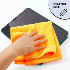 Kuber Industries Multi Utility Microfiber Duster for Home Cleaning|Superabsorbent Microfiber Cloth for Laptop Cleaning, Car Cleaning & Other Needs|Pack of 5|Multicolor