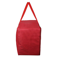Kuber Industries Large Moisture Proof Wardrobe Organizer Storage Bag For Clothes With Zipper Closure and Handle (Red)-HS43KUBMART26677