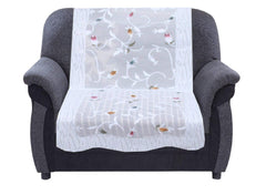 Kuber Industries Leaf Cotton 7 Pieces 5 Seater Sofa Cover with Center Table Cover (CTKTC28722, Multicolour, Standard)
