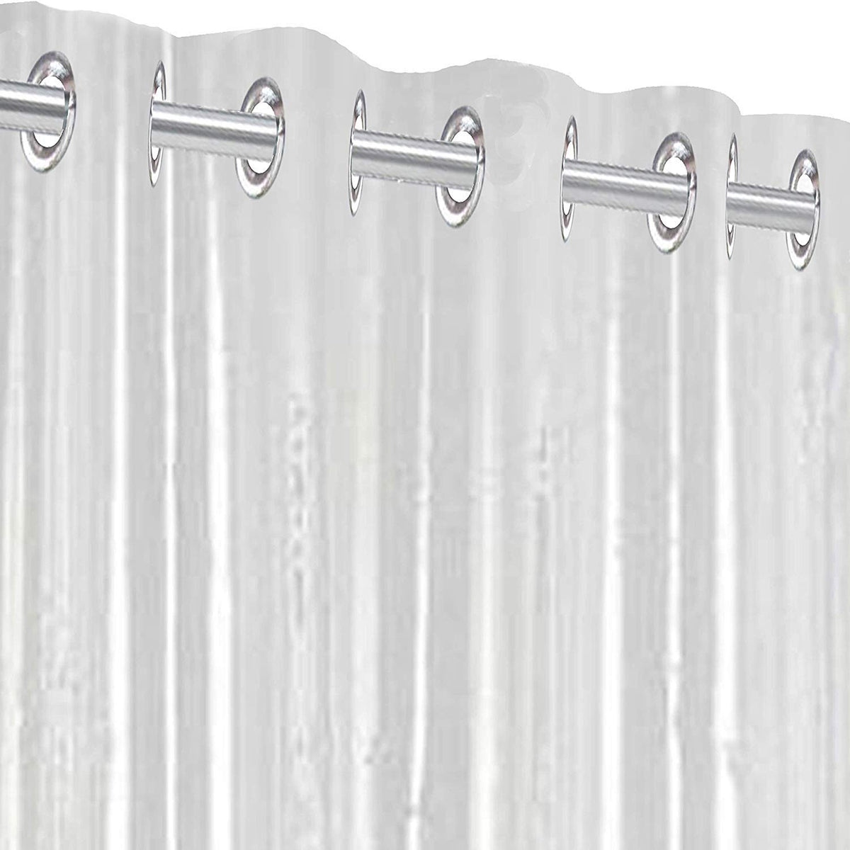 Kuber Industries Plastic Curtain (Standard, Transparent)