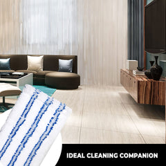 Kuber Industries Microfiber Floor Cleaner Mop Refill|Durable & Long Lasting |Extra Thick Microfiber For Deep Cleaning|Multi Utility Floor Cleaner Mop For Homes|Blue