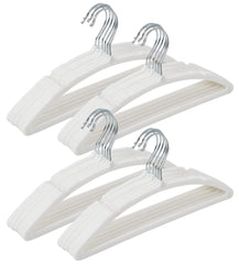 Heart Home 24 Pieces Plastic Baby Hanger (White)-HS43HEARTH25716