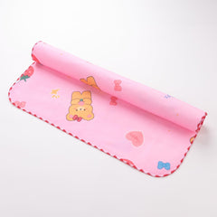 Kuber Industries Baby Waterproof matBed Protecter "50 x 70" CM (Pink)