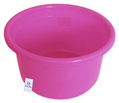 Heart Home Unbreakable Plastic Multipurpose Bath Tub/Washing Tub 25 LTR (Pink)-HEART10605