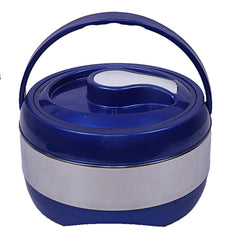 Kuber Industries Stainless Steel 1 Piece Insulated Casserole HOT-Pot 2000 Ml (Blue) -CTKTC7195