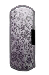 Kuber Industries Flower Design PVC 1 Piece Fridge Top Cover and 2 Piece Handle Cover (Silver) - CTKTC039624