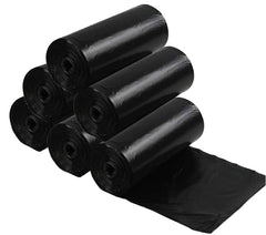 Heart Home (Small) Eco - Friendly Dustbin Bags - (180 Pcs) Leakproof | Odour Free | Strong Garbage Bags - For Trash And Waste - Dustbin Covers For Kitchen And Pantry (19 x 17 Inches) (Black)