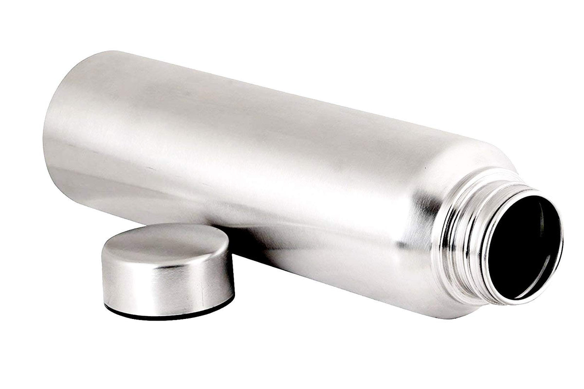 Kuber Industries Eagle Stainless Steel Fridge Water Bottle/Refrigerator Bottle/Thunder, 1000 ML (Sliver) - CTKTC031425