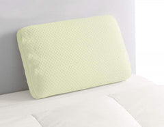 Kuber Industries 100 Percent Pure Memory Foam Orthopedic Sleeping Pillows, Neck Pain and Back Support Pillow (Cream)-CTKTC39231