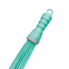 Kuber Industries Kharata Plastic Hard Bristle Broom/Jhadu For Bathrooms Cleaning (Green)-KUEMART3348