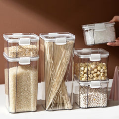 Kuber Industries Large Refrigerator Storage Crisper/Fridge Container with Airtight Lid (Transparent)
