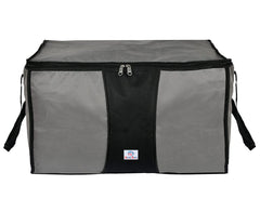 Heart Home Rexine Underbed Storage Bag/Cloth Organizer For Store Clothes, Quilts, Comforters With & Handle Pack of 2 (Grey) 54HH4293.