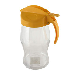 Kuber Industries Plastic Leakproof Oil Bottle Olive Oil Dispenser for Kitchen Storage Container, 1100 Ml (Yellow)-KUBMART11133