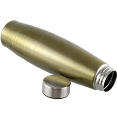 Kuber Industries Falcon Stainless Steel 2 Pieces Fridge Water Bottle/Refrigerator Bottle/Thunder, 1000 ML (Gold)-CTKTC43599