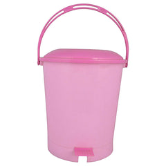 Heart Home Virgin Plastic Dustbin Bucket/Garbage Bin (Multi) Set of 1 Pc CTHH19011
